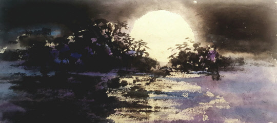 CJ올리브네트웍스의 첫 NFT 발행작품 '월하2021'     CJ올리브네트웍스 제공